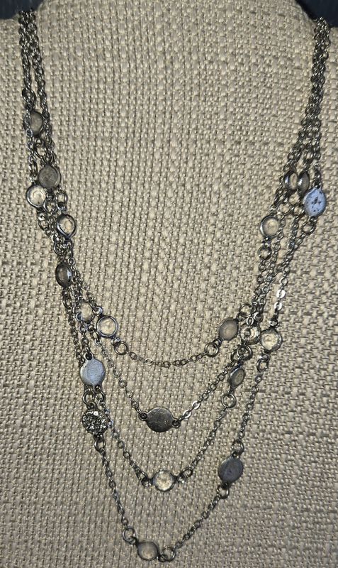 Sliver 4 Layered Necklace