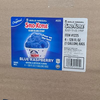 Blue Raspberry Syrup - CASE