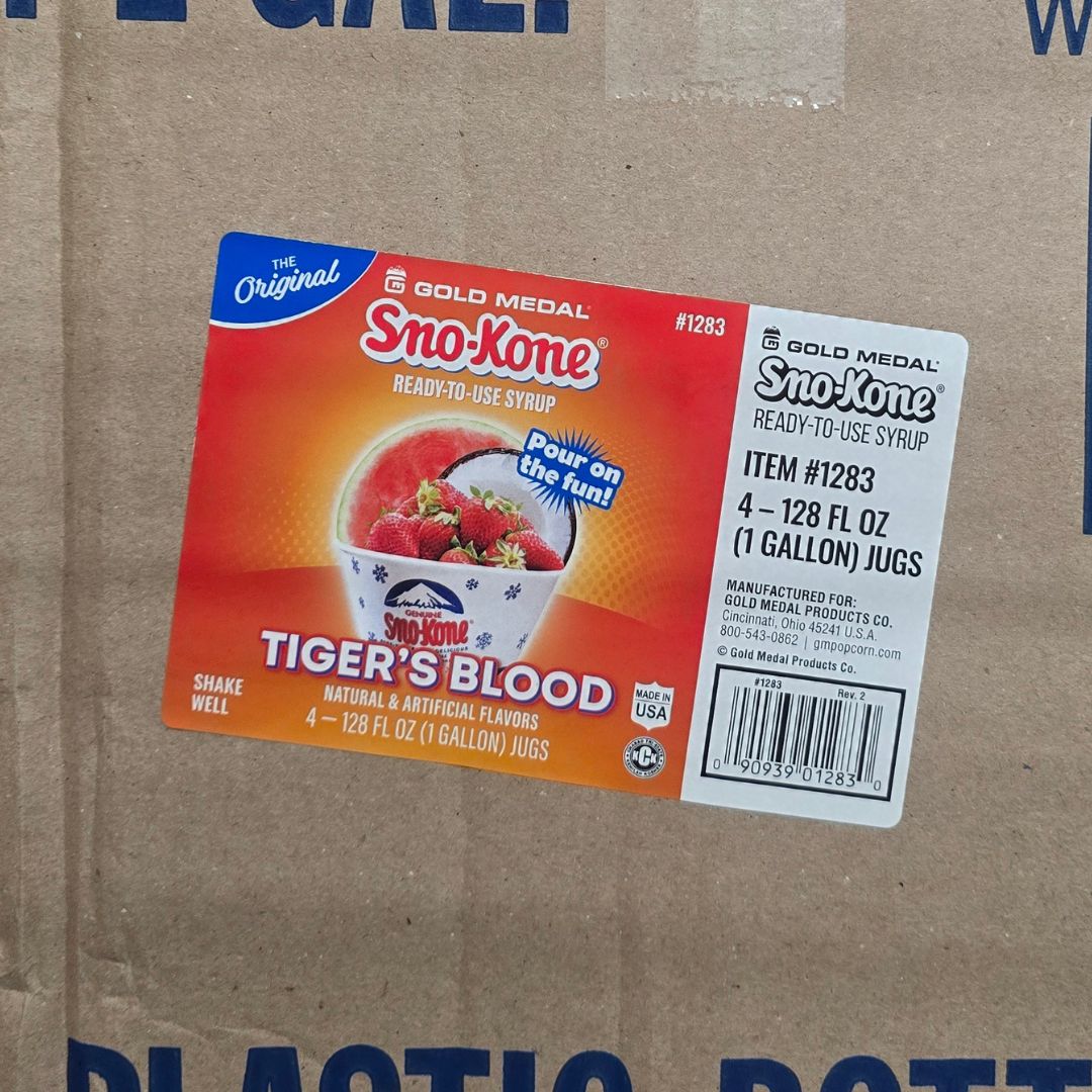 Tiger Blood Syrup - CASE