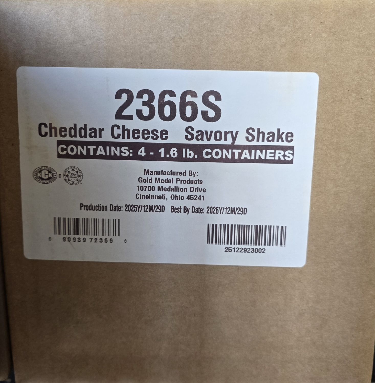 Cheddar Shakers - CASE