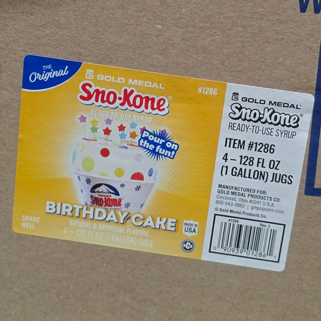 Birthday Cake Syrup - CASE