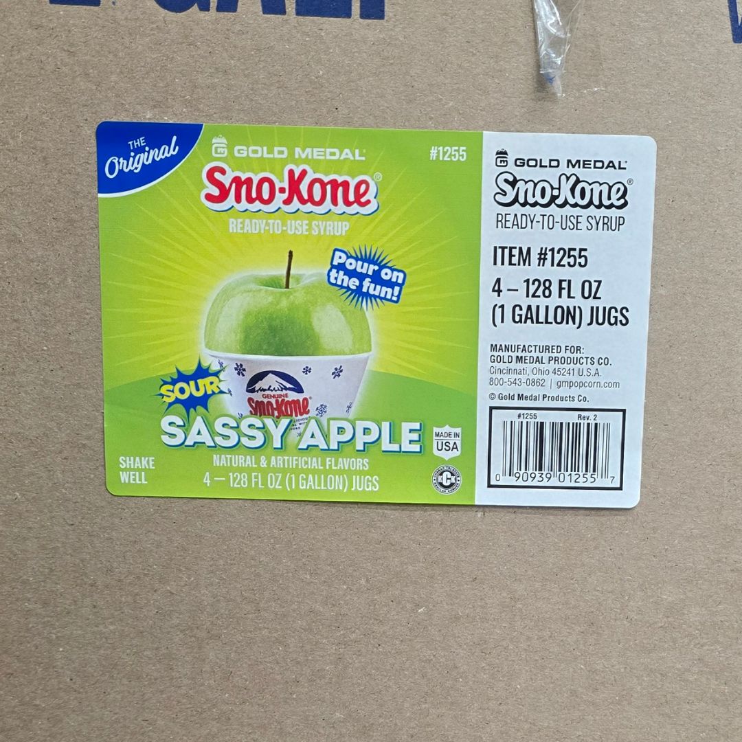 Sassy Green Apple Syrup - CASE