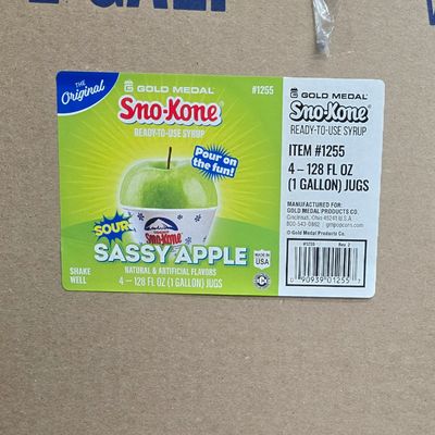 Sassy Green Apple Syrup - CASE