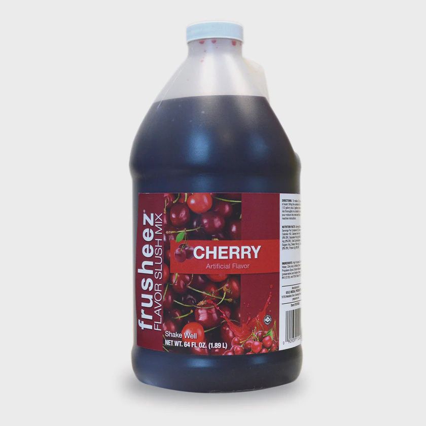 Frusheez Slush Mix - Cherry - 1/2 Gallon