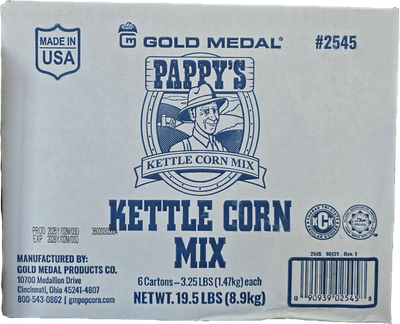 Pappys Kettle Corn Mix - CASE