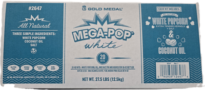 White - 16oz Popcorn Kits - CASE