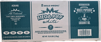 White - 8oz Popcorn Kits - CASE