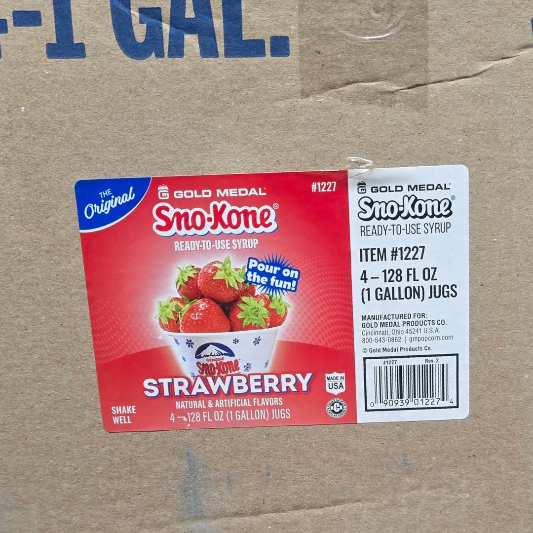 Strawberry Syrup - CASE