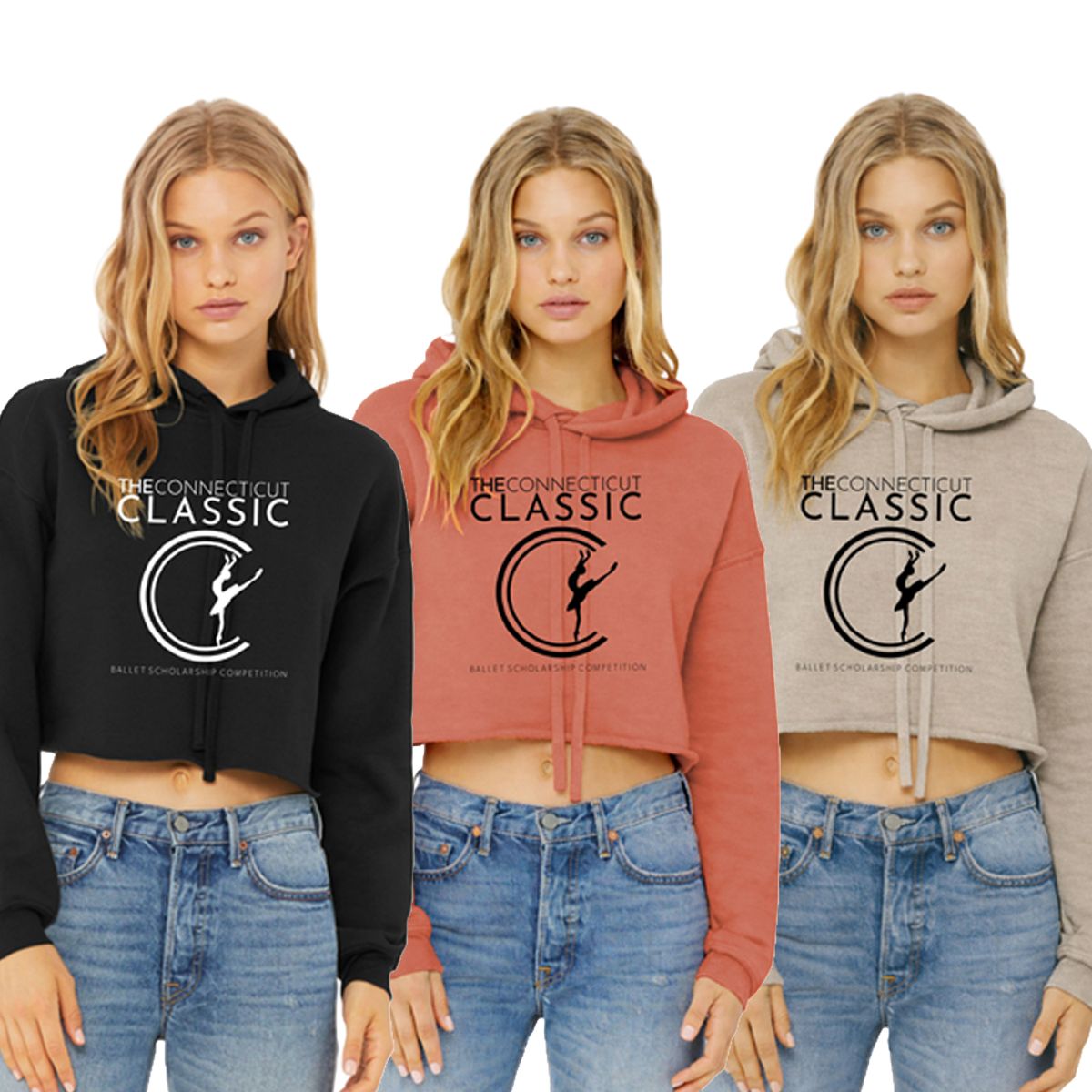 Connecticut Classic Crop Hoodie