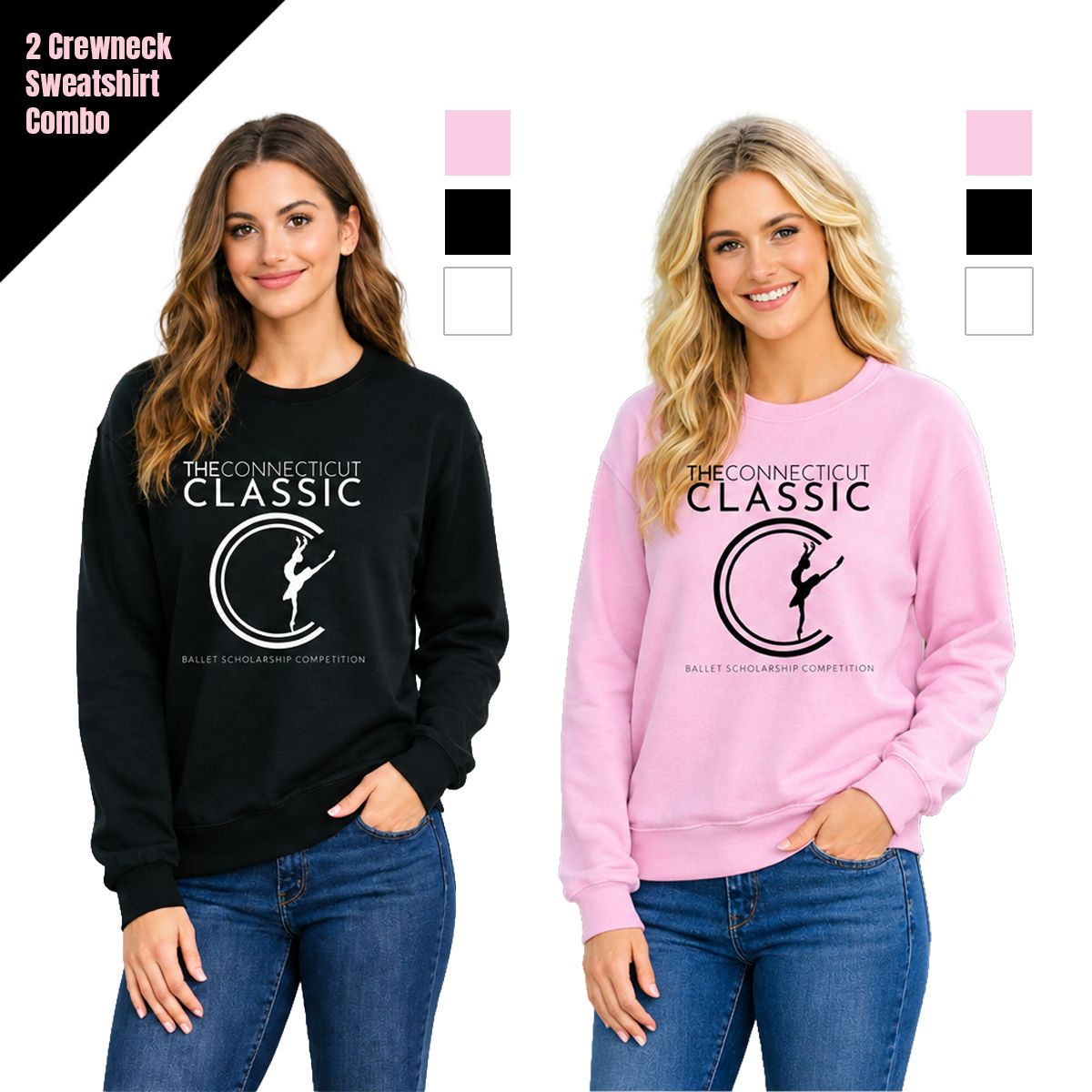 Pick 2 - Classic Crewneck Sweatshirt Bundle
