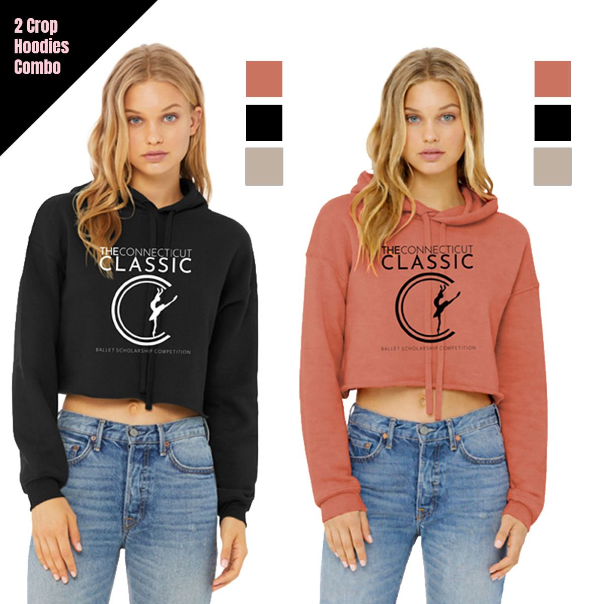 Pick 2 - Classic Crop Hoodie Bundle