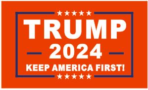Trump 2024 Keep America First 3x5