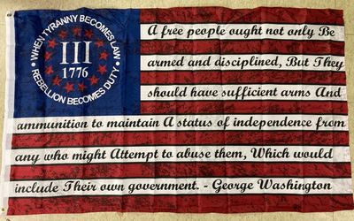 III George Washing Quote 3x5