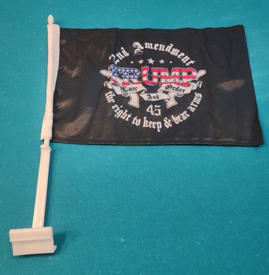 Trump 2nd Amendment Car Flag