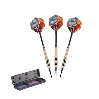 Elkadart Storm Soft Tip Darts Red Rings 17 Grams
