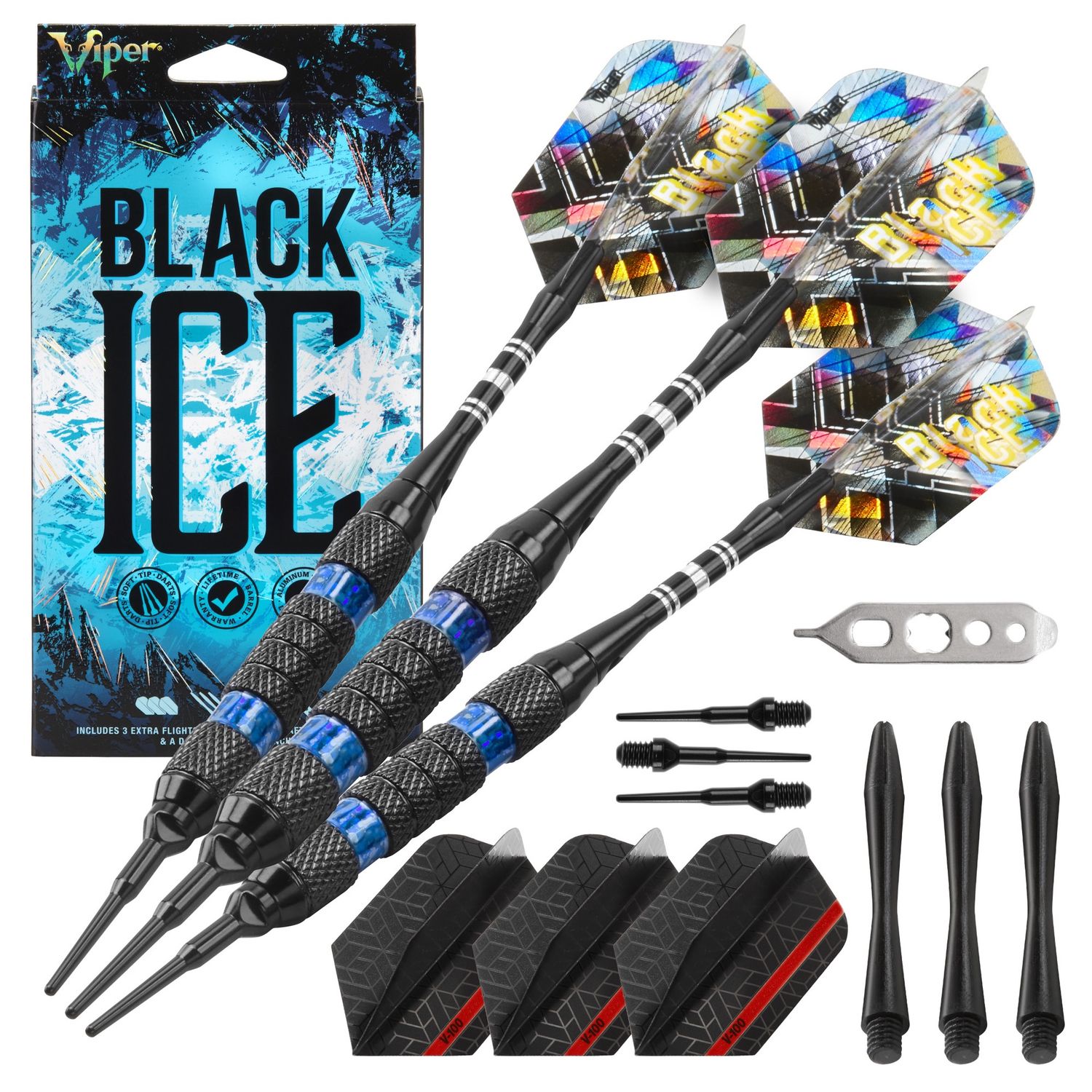 Viper Black Ice Blue Soft Tip Darts 16 Grams