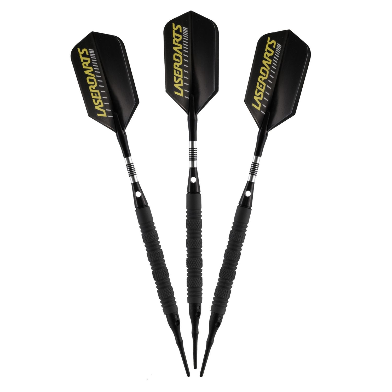 Laserdarts Black Eagles 90% Tungsten Soft Tip Darts 18 Grams