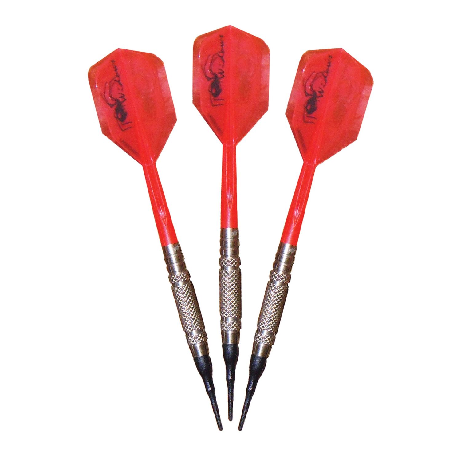 Laserdarts Silver Widows 90% Tungsten Soft Tip Darts Knurled 20 Grams