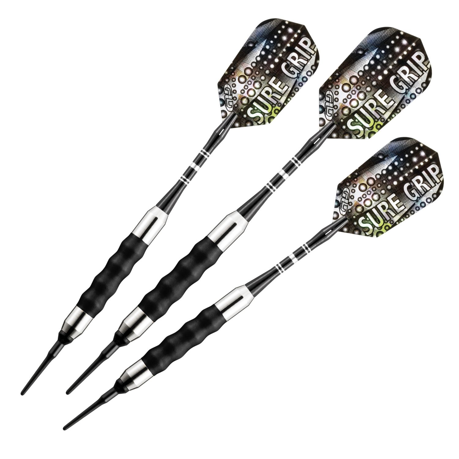 Viper Sure Grip Soft Tip Darts Black 18 Grams