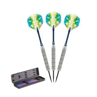 Elkadart Prism Ringed Silver Steel Tip Darts 21 Grams