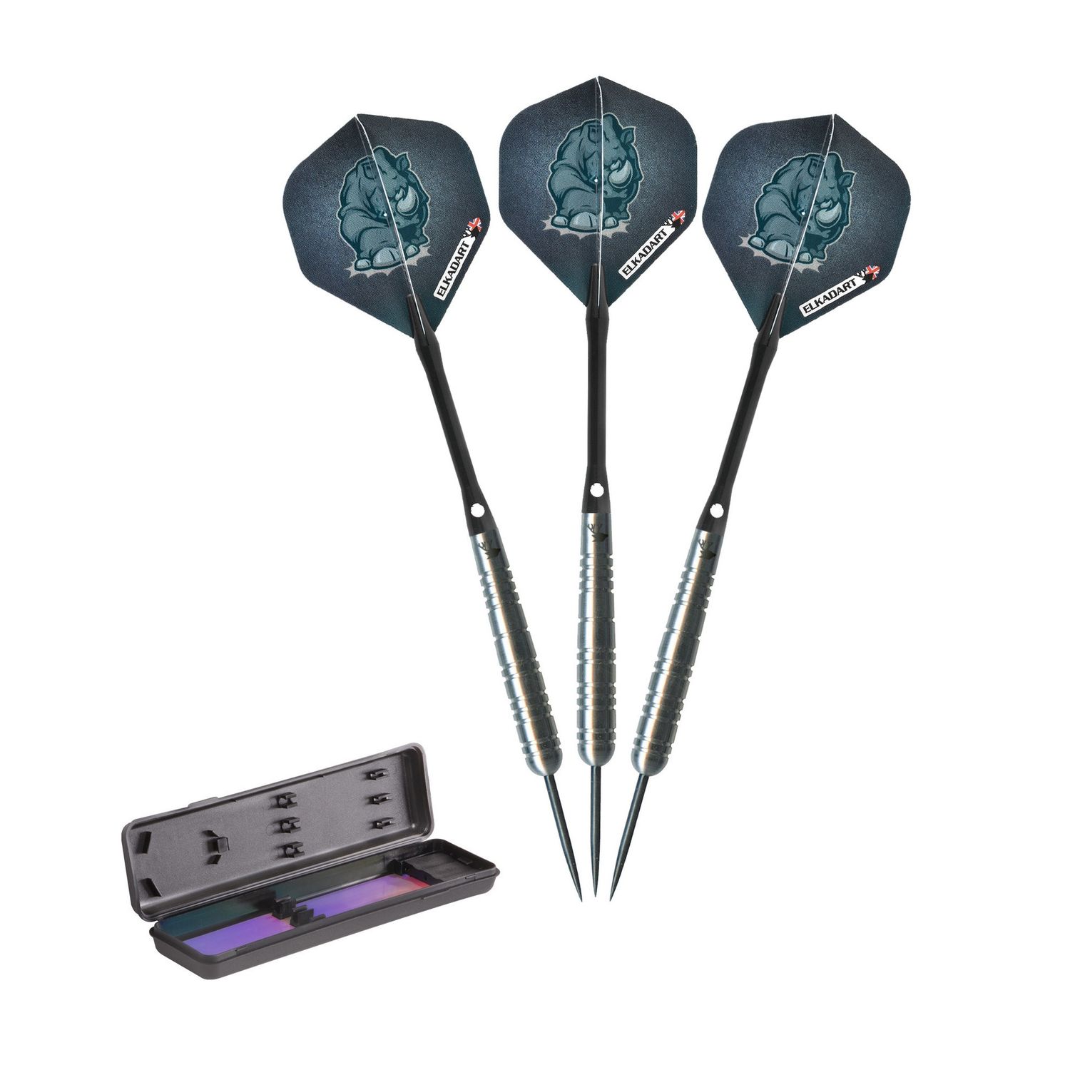 Elkadart Rhino 80% Tungsten Steel Tip Darts 30 Grams