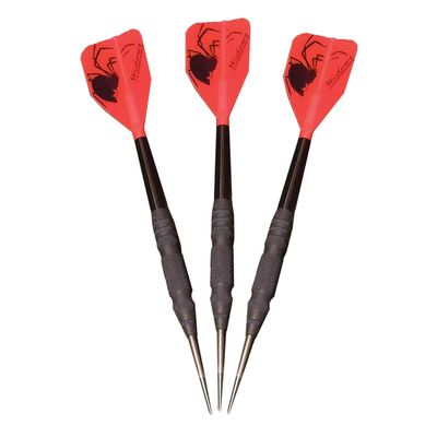 Laserdarts Black Widows 90% Tungsten Movable Point Steel Tip Darts 22 Grams