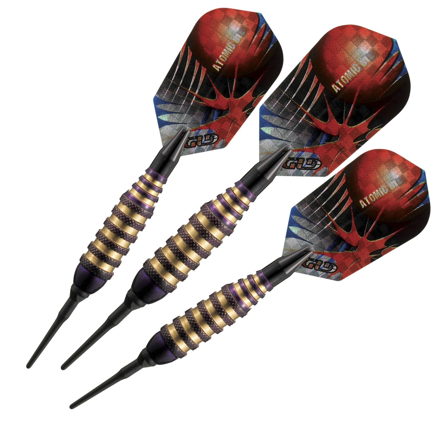 Viper Atomic Bee Purple Soft Tip Darts 16 Grams