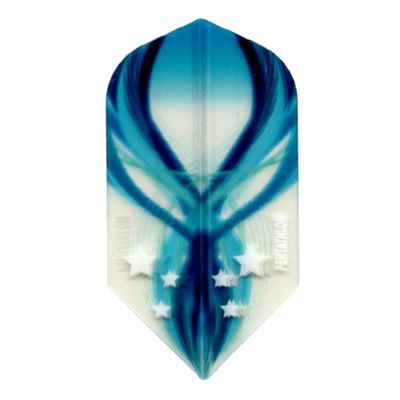 Pentathlon Flights - Slim Translucent Design White/Blue