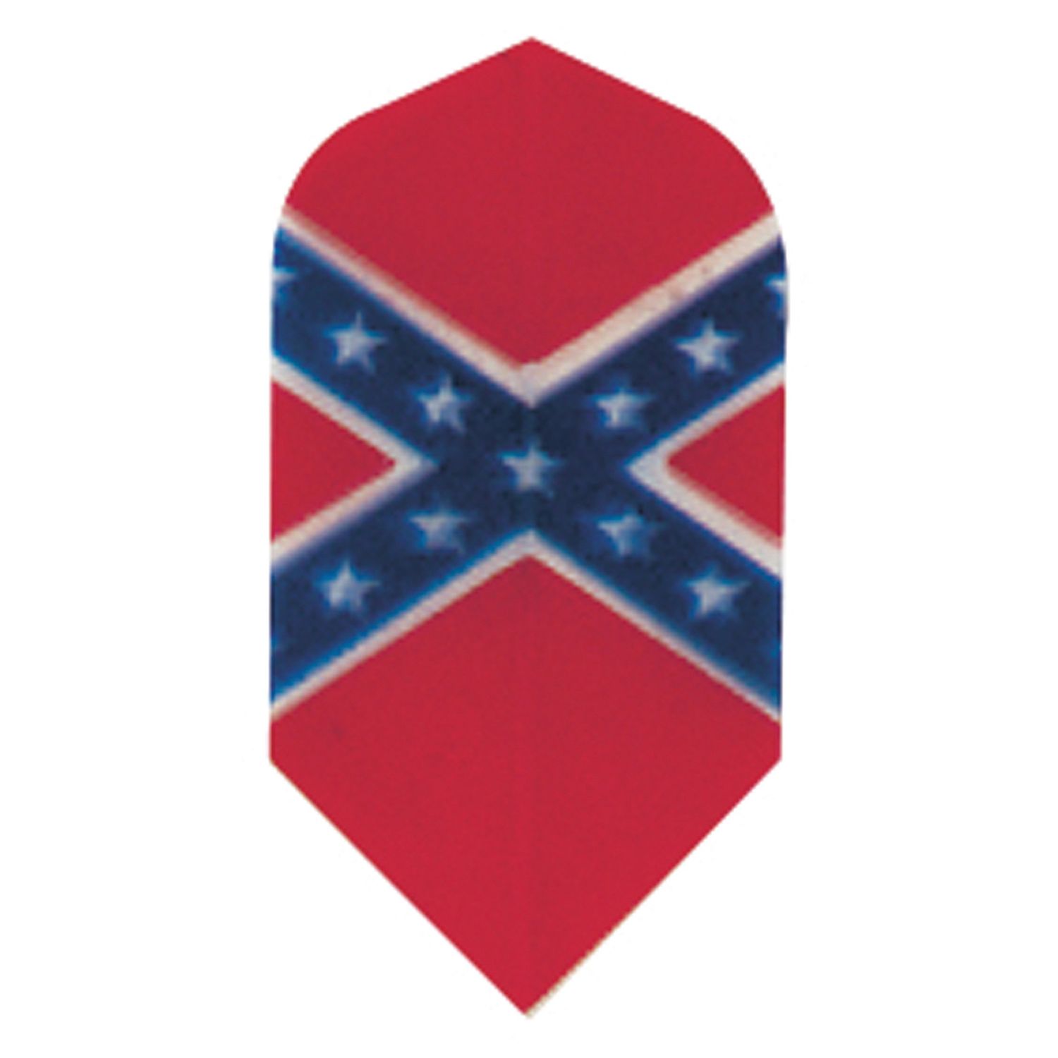 V-75 Poly Royal Hard Flights Slim Rebel Flag