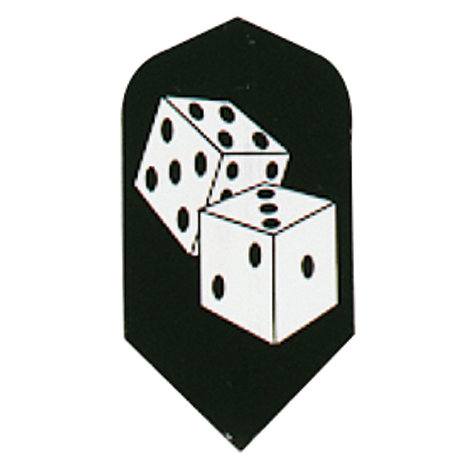 V-75 Poly Royal Hard Flights Slim Dice