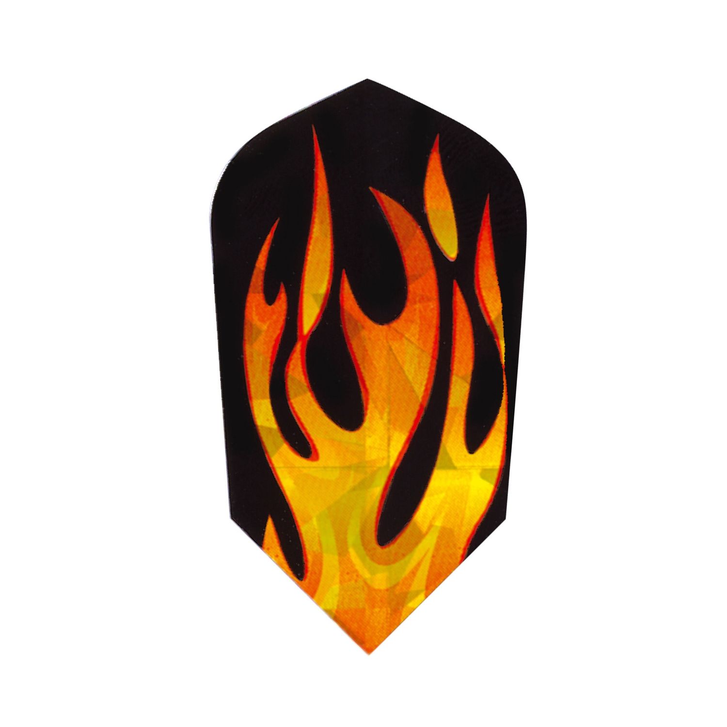 V-Lux Glitter Flights Slim Orange Flame