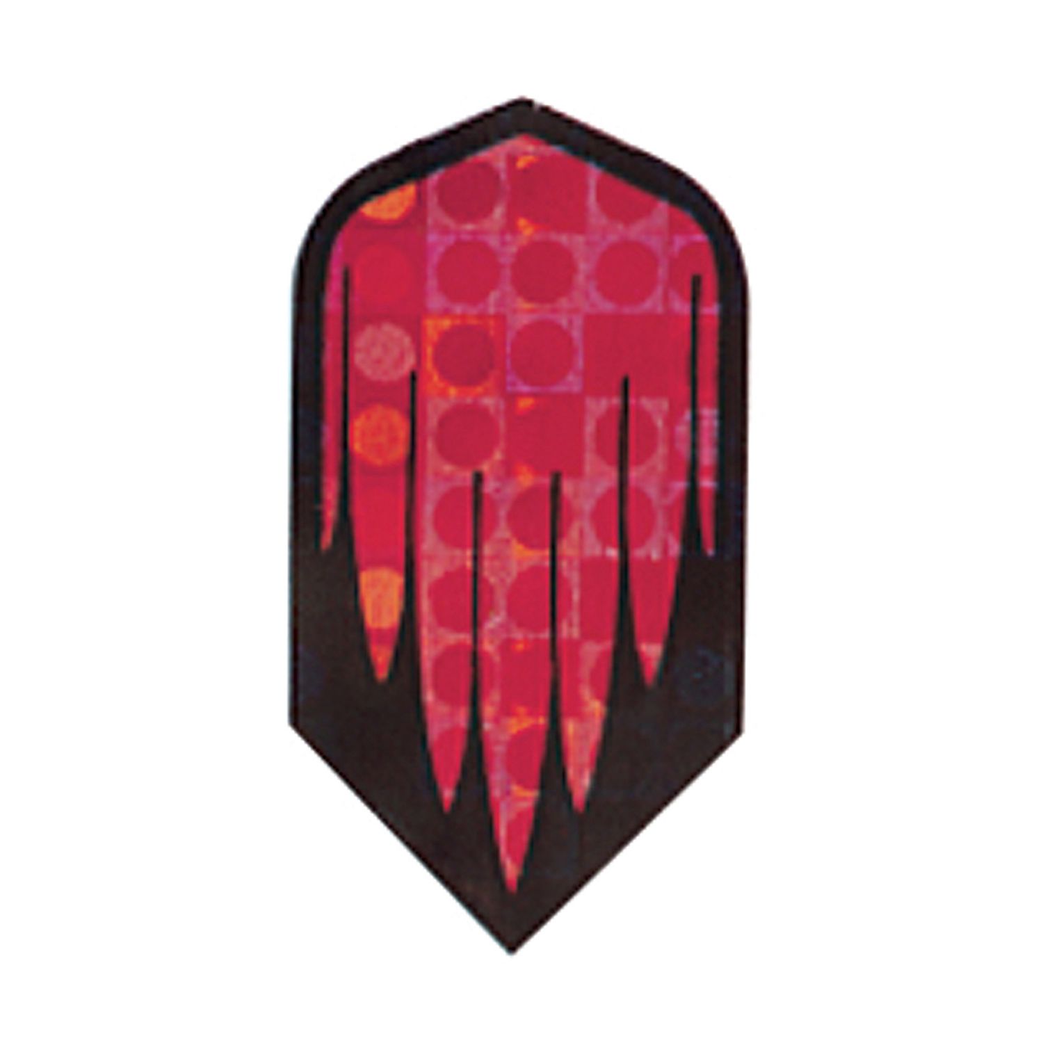 V-Lux Glitter Flights Slim Black/Red