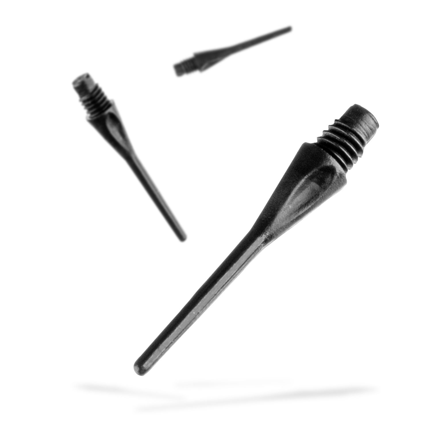 Viper Diamond Tips 2BA Black 500Ct Soft Dart Tips