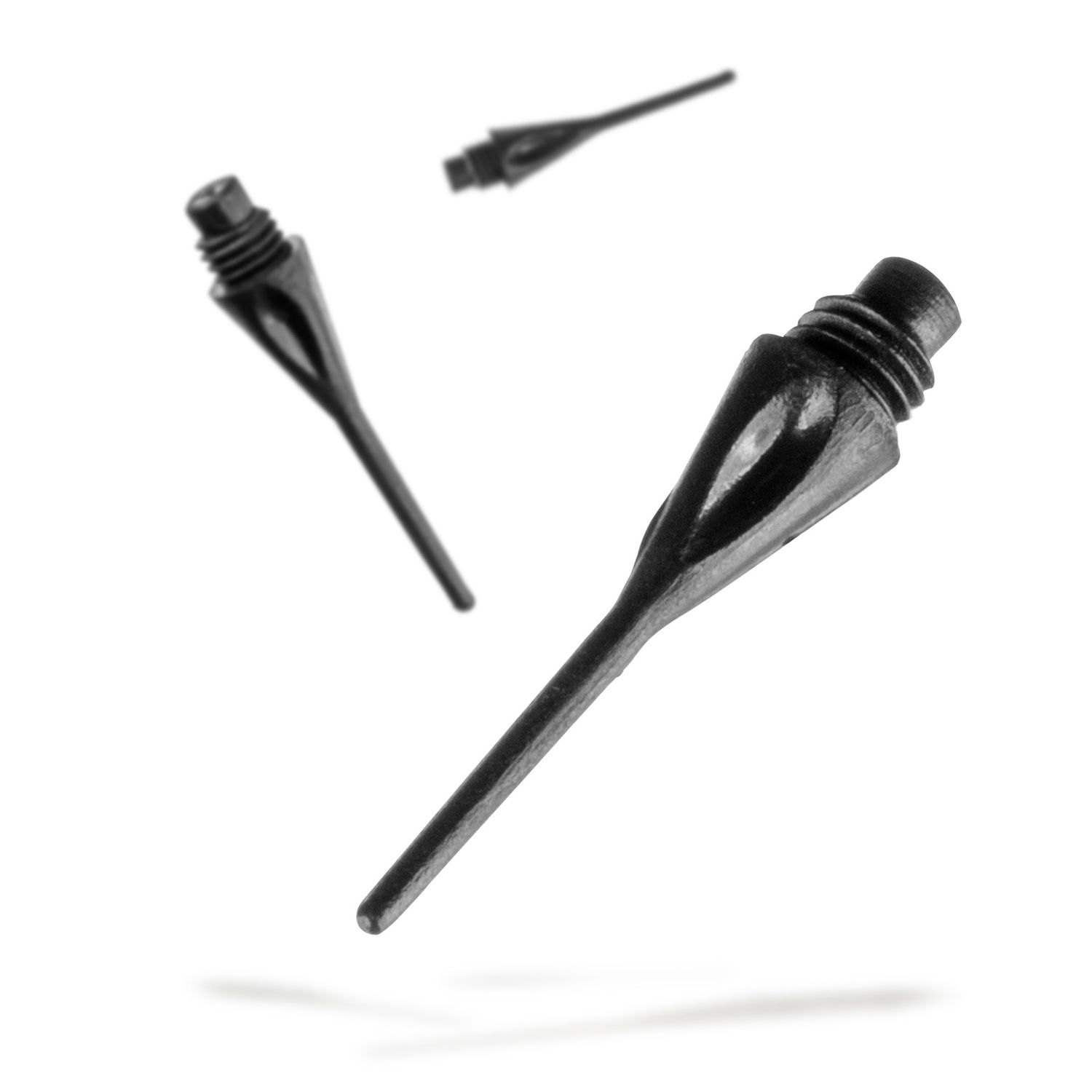 Viper Diamond Tips 1/4" Black 500Ct Soft Dart Tips
