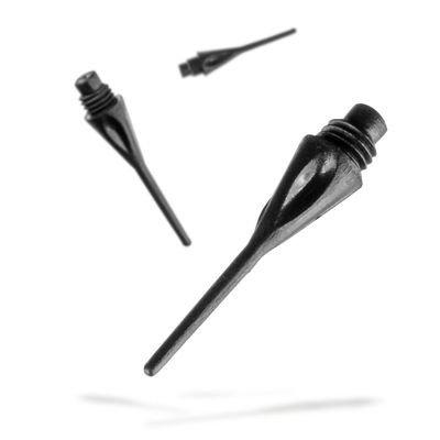 Viper Diamond Tips 1/4" Black 500Ct Soft Dart Tips