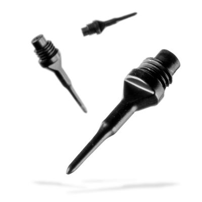 Viper Tufflex Tips II 1/4" Black 9,000Ct Bulk Soft Dart Tips