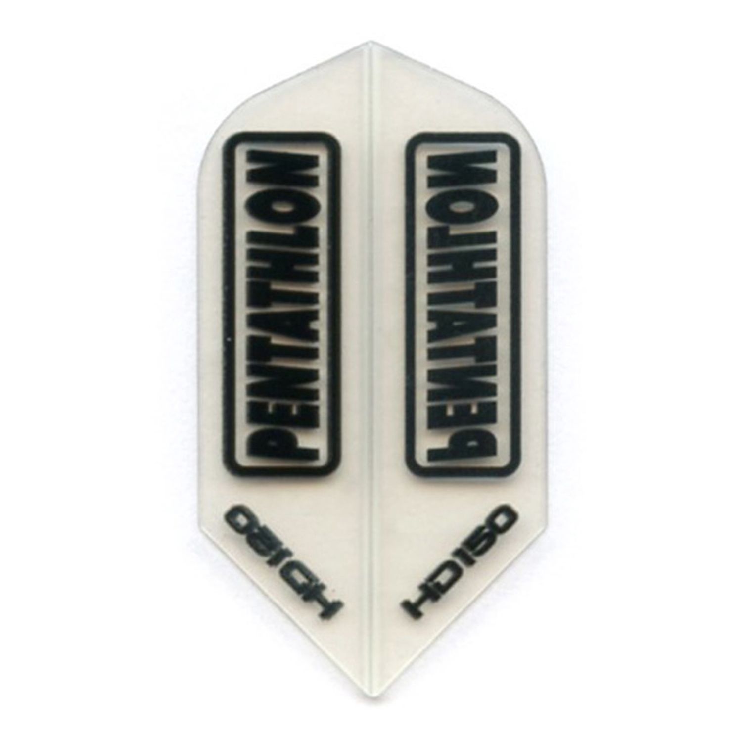 Pentathlon HD 150 Flights - Slim White Clear