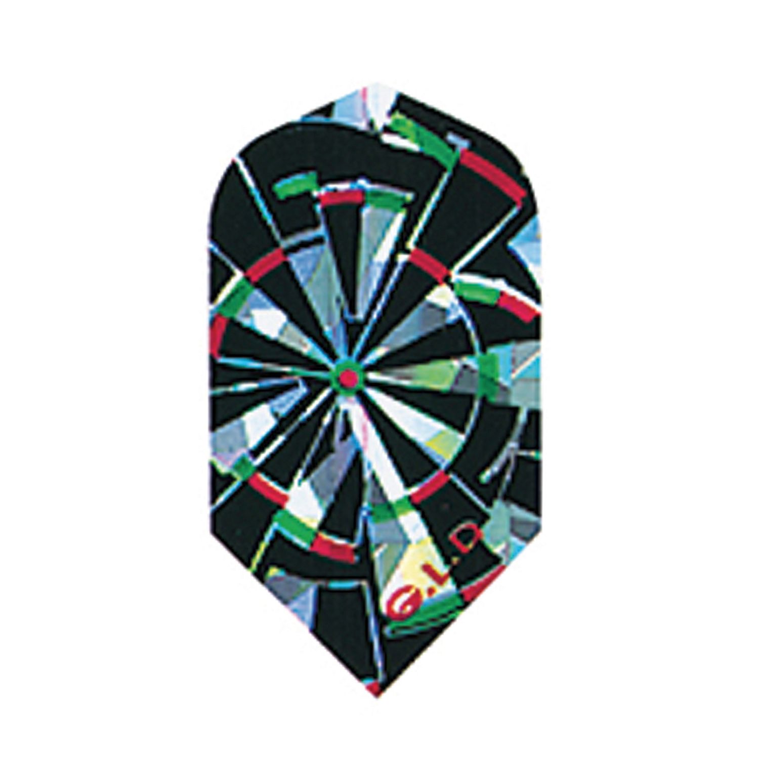V-Lux Glitter Flights Slim Exploding Dartboard