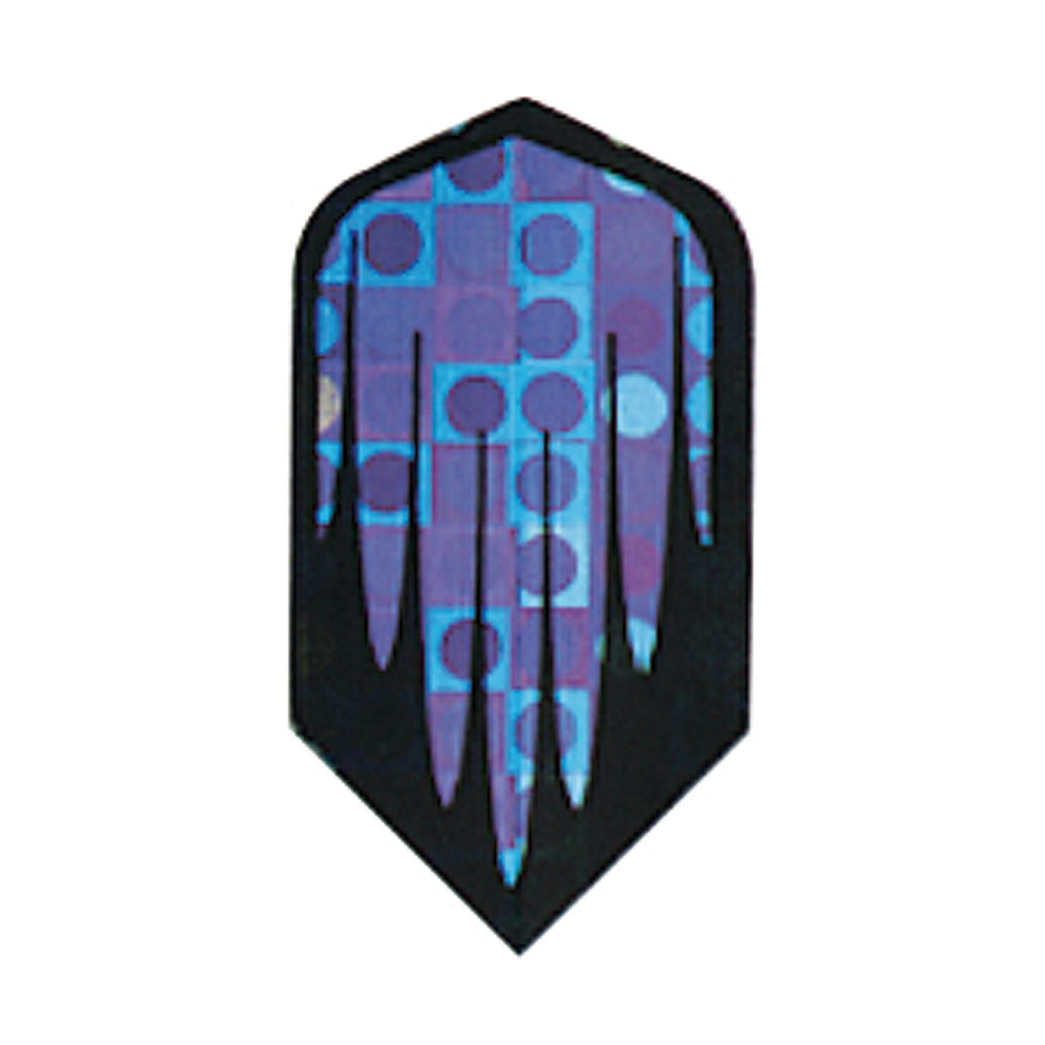 V-Lux Glitter Flights Slim Black/Purple