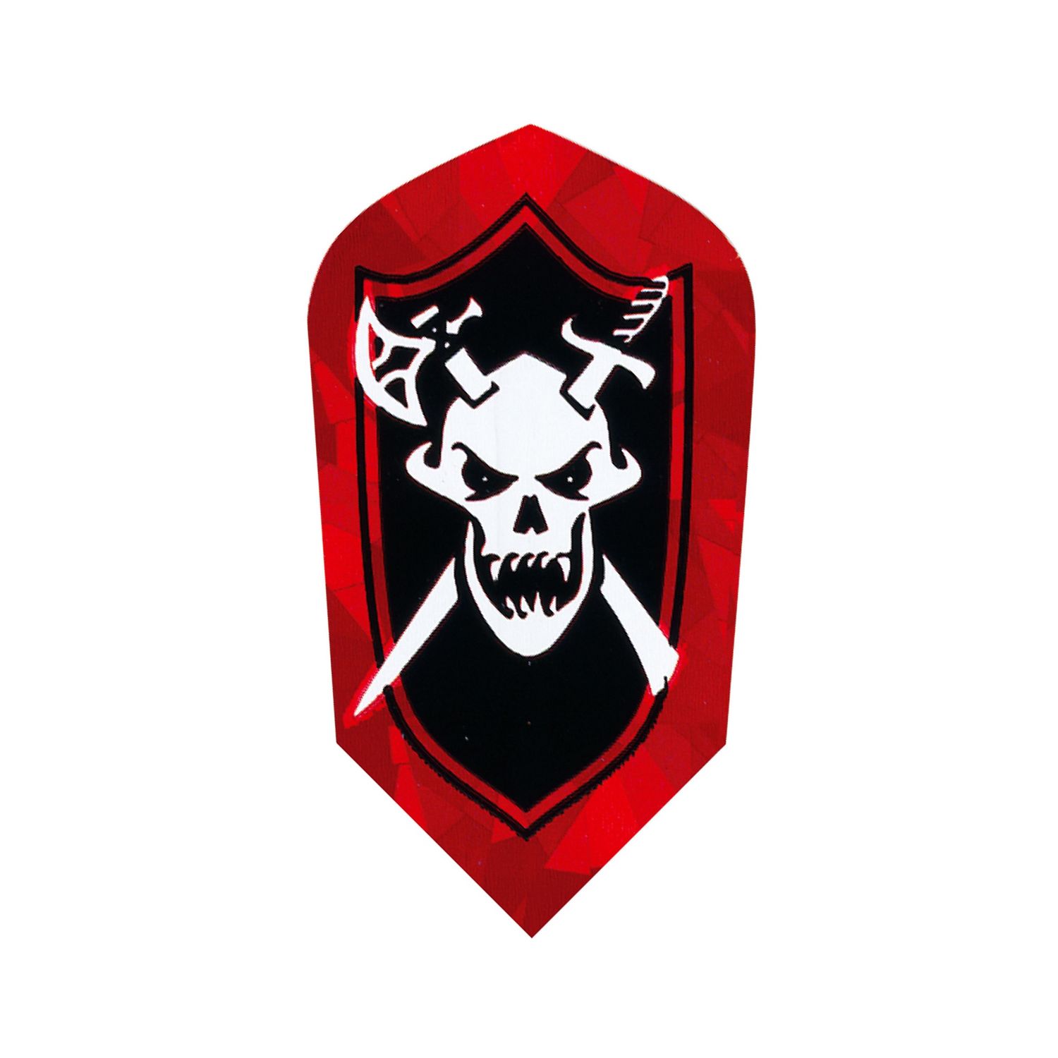 V-Lux Glitter Flights Slim Skull/Sword