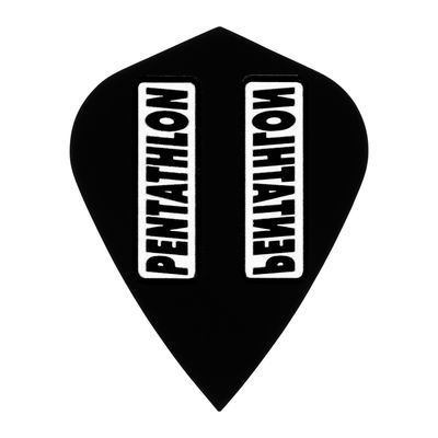 Pentathlon Flights - Teardrop Translucent Black