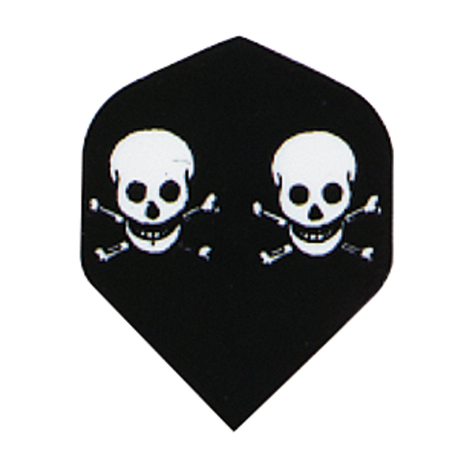 V-75 Poly Royal Hard Flights Double Skulls Standard