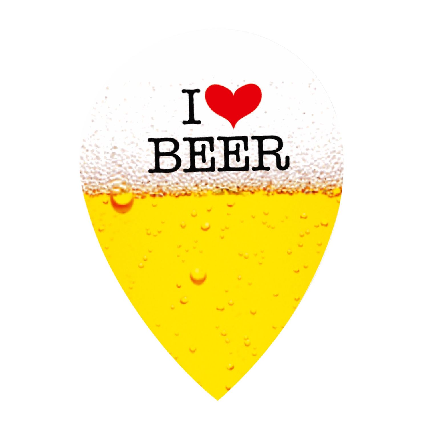 V-75 Poly Royal Hard Flights Teardrop I Love Beer