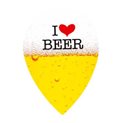 V-75 Poly Royal Hard Flights Teardrop I Love Beer