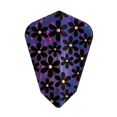 V-Lux Glitter Flights Fantail Purple Flowers