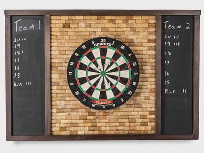 Dart Backboard w/ Wine Cork