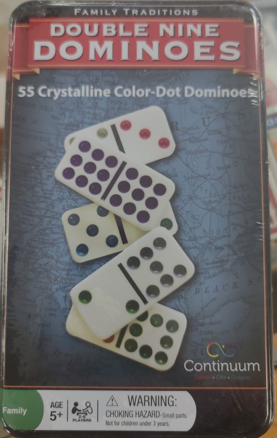 Family Traditions Double 9 Dominoes