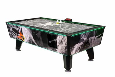 Great American 8/7ft Black Ice Power Hockey Coin-Op Overhead
