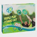 GO! Play Triple Play Combo Set-Outdoor Play, 3 Games in One
