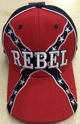 Red Rebel Embroidered BF Cap